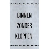 Kunststof naambord - Gegraveerd - 90 x 150 x 1,5 mm