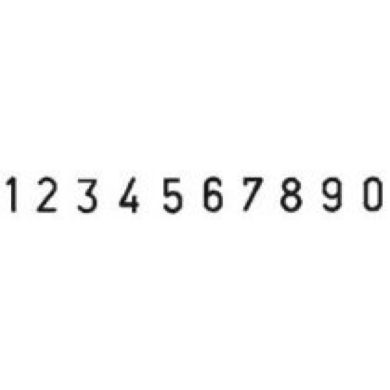 Colop Cijferbandstempel 04010